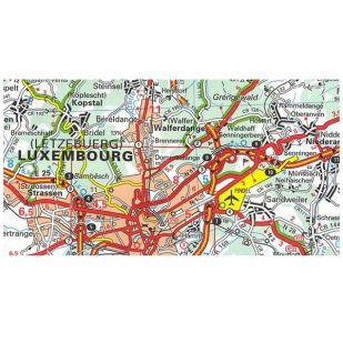 Michelin 717 Wegenkaart  - Luxemburg 2026