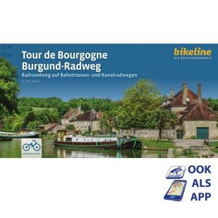 Tour de Bourgogne - Burgund Radweg Bikeline fietsgids (2025)