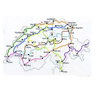 Veloland Schweiz 3. Nord-Sud route