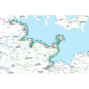 Ostseekusten Radweg 1 Bikeline Fietsgids (2024)