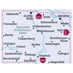 KP3366 Wildeshauser Geest / Bremen / Vechta / Cloppenburg / Quakenbrück