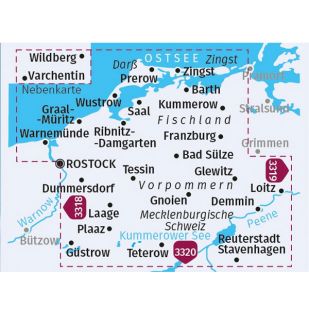 KP3369 Fischland-Darss-Zingst / Rostock / Recknitz-Trebeltal / Mecklenburgische Schweiz