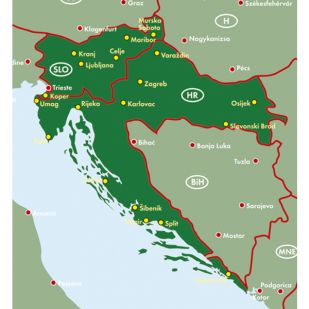 F&B Kroatië Slovenië Superatlas - 1:150.000 