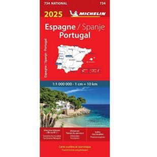 Michelin 734 Spanje & Portugal 2025