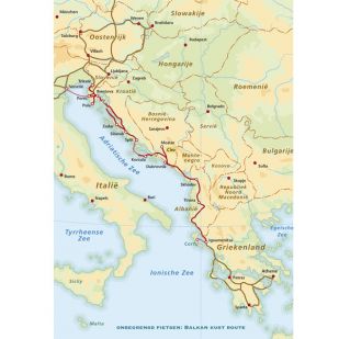 Fietsgids Balkan Kust route (2024)