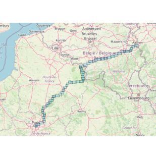 Eurovelo 3: Pilgerroute - Aachen - Paris - Bikeline