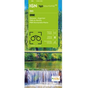 IGN Top100 D61 Orne Alençon Argentan PNR du Perche