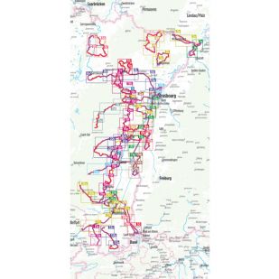 Radregion Elsass  Bikeline Fietsgids (2023)