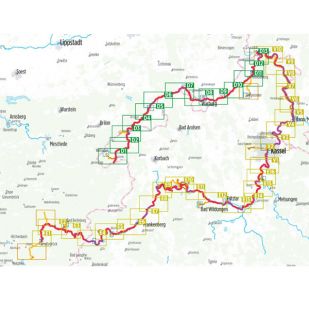 Eder radweg en Diemelradweg Bikeline fietsgids (2023)