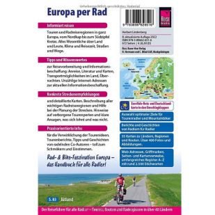 Reise Know How Europa per Rad - Reise-Know-How 