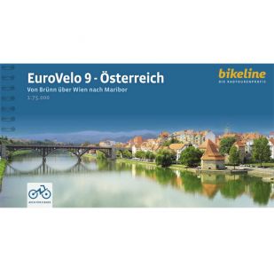 Eurovelo 9 Österreich Bikeline fietsgids (2024)