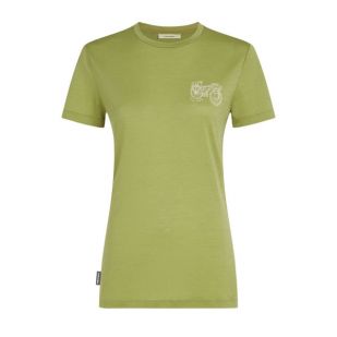 Icebreaker Women 150 Tech Lite Adventure Ride Shirt - Olive