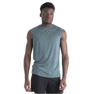 Icebreaker Men 125 Cool Lite Sphere III Tank Fathom Green