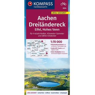 KP3324 Aachen Dreiländereck - Eifel - Hohes Venn