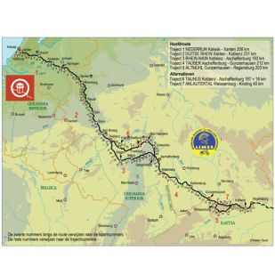 Limes fietsroute deel 1 Katwijk-Regensburg (2024)