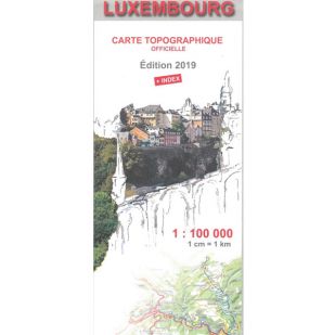 Luxembourg - Carte Topographique