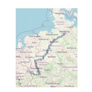 Eurovelo 3: Pilgerroute Hamburg - Aachen Bikeline (2024)