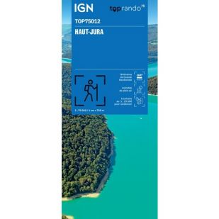IGN Top 75: Haut-Jura (12) - Wandel- en fietskaart